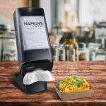 NAPKINS Standspender für Spenderservietten modernes Design schwarz ABS – Bild 2