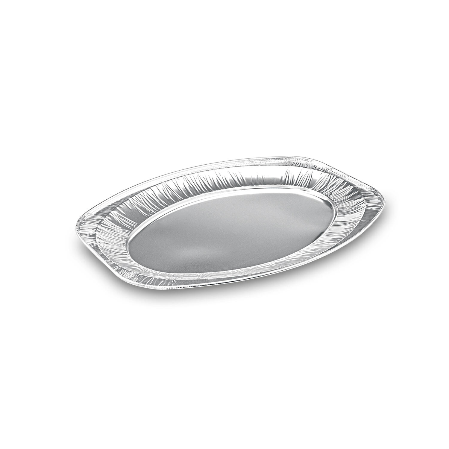 WX-65040 Alu-Catering-Platten Aluminium-Partyplatten Servierplatten 43 x 29 cmm, 10 Stk. – Bild 1