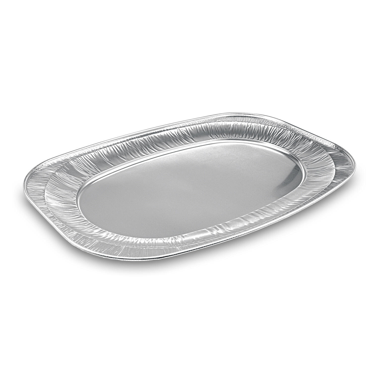 WX-65050 Alu-Catering-Platten Aluminium-Partyplatten Servierplatten 55 x 36 cm, 10 Stk. – Bild 1