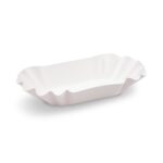 Pappschalen aus Frischfaser oval 17,5 x 10 x 3 cm fettdicht, 10 Stk.