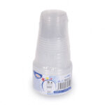 Trinkbecher transparent klar mit Eichstrich 0,2 l, 200 ml, PP, 15 Stk. – Bild 2