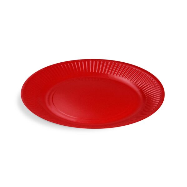 Pappteller Partyteller rund O23cm fettdicht, 10 Stk.