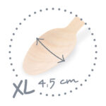 Holzlöffel 16 cm mit XL-Breite von 4,5 cm, 100 Stk. – Bild 3