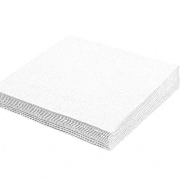 Servietten Prägeservietten 1-lagig, 30 x 30 cm, weiß, gute Qualität, 100 Stk.
