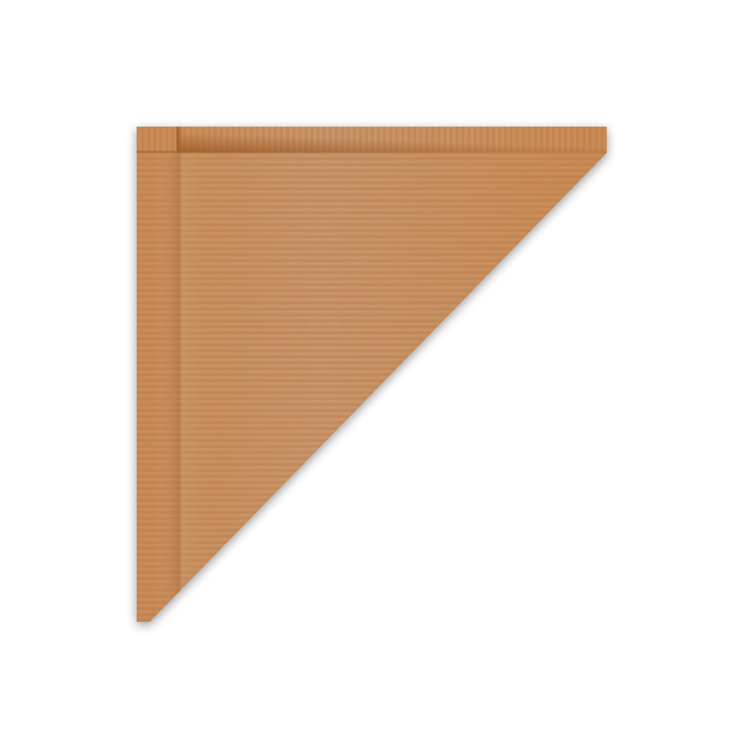 WX-70823 Spitztüten 17x17cm Kraftpapier braun gefädelt geeignet für 100g, 1000 Stk. – Bild 1