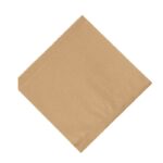 Hamburger Beutel braun 16 x 16 cm, oben und 1x seitlich offen, 500 Stk. – Bild 2