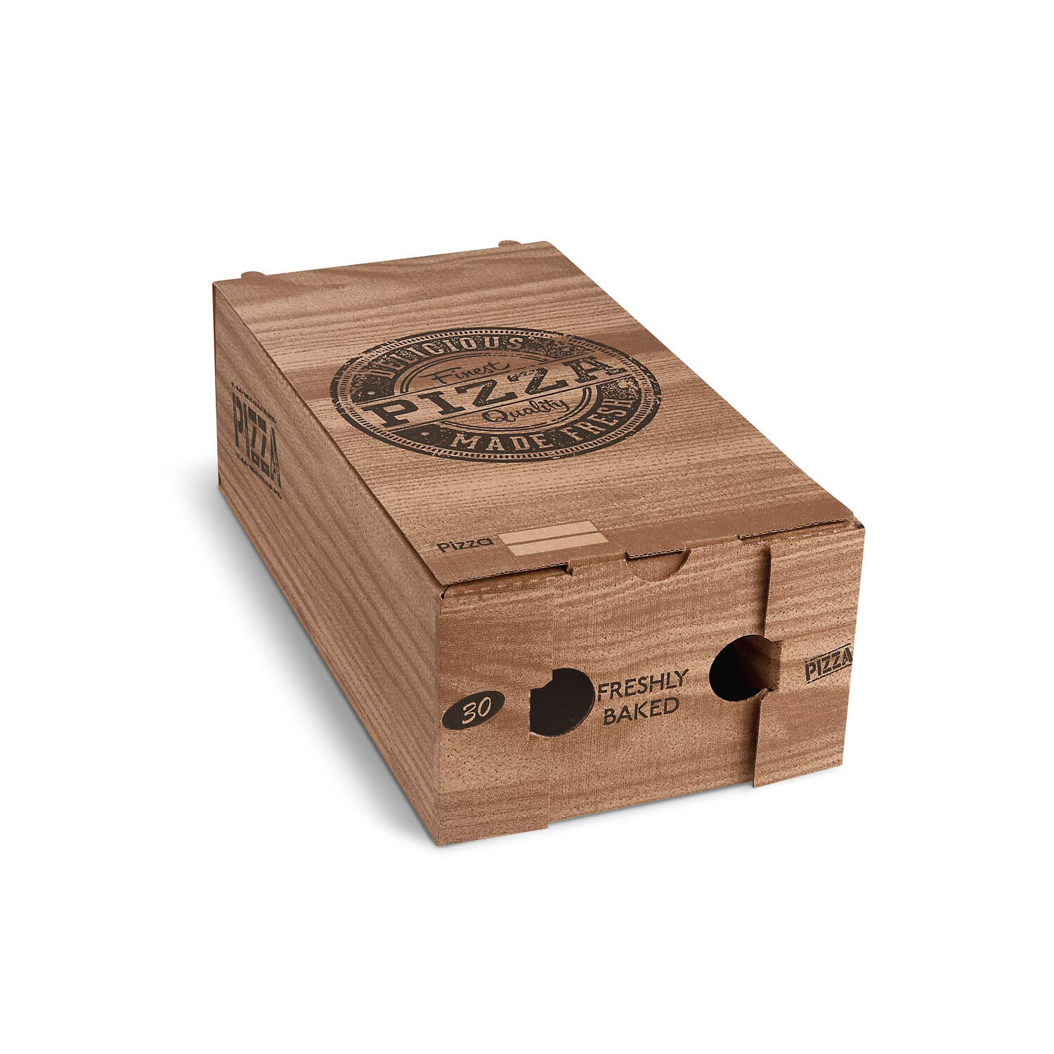 WX-71816 Pizzakarton CALZONE mit neutralem Motiv, 30 x 16 x 10 cm, 100 Stk. – Bild 1