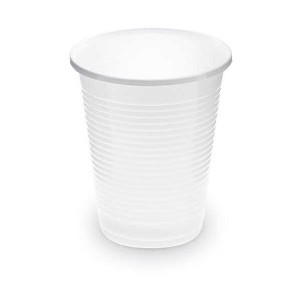 Trinkbecher Getränkebecher weiß 180 ml PP, O 70 mm, 100 Stk.