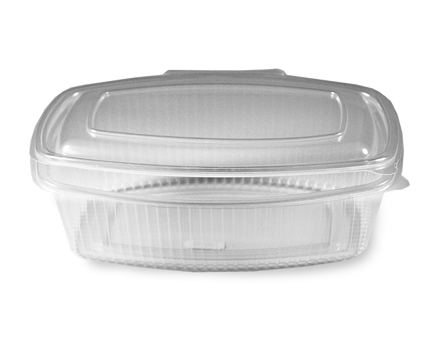 WX-73807 Feinkostbecher klar mit angehängtem Deckel 750 ml PP, 50 Stk. – Bild 1