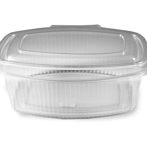 Feinkostbecher klar mit angehängtem Deckel 1000 ml PP, 50 Stk.
