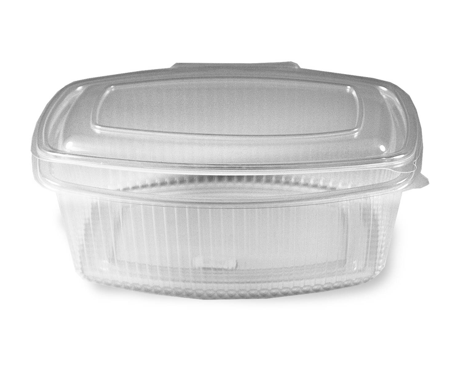 WX-73810 Feinkostbecher klar mit angehängtem Deckel 1000 ml PP, 50 Stk. – Bild 1