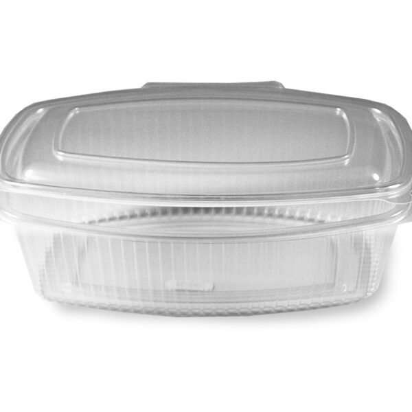 Feinkostbecher klar mit angehängtem Deckel 1500 ml PP, 25 Stk.