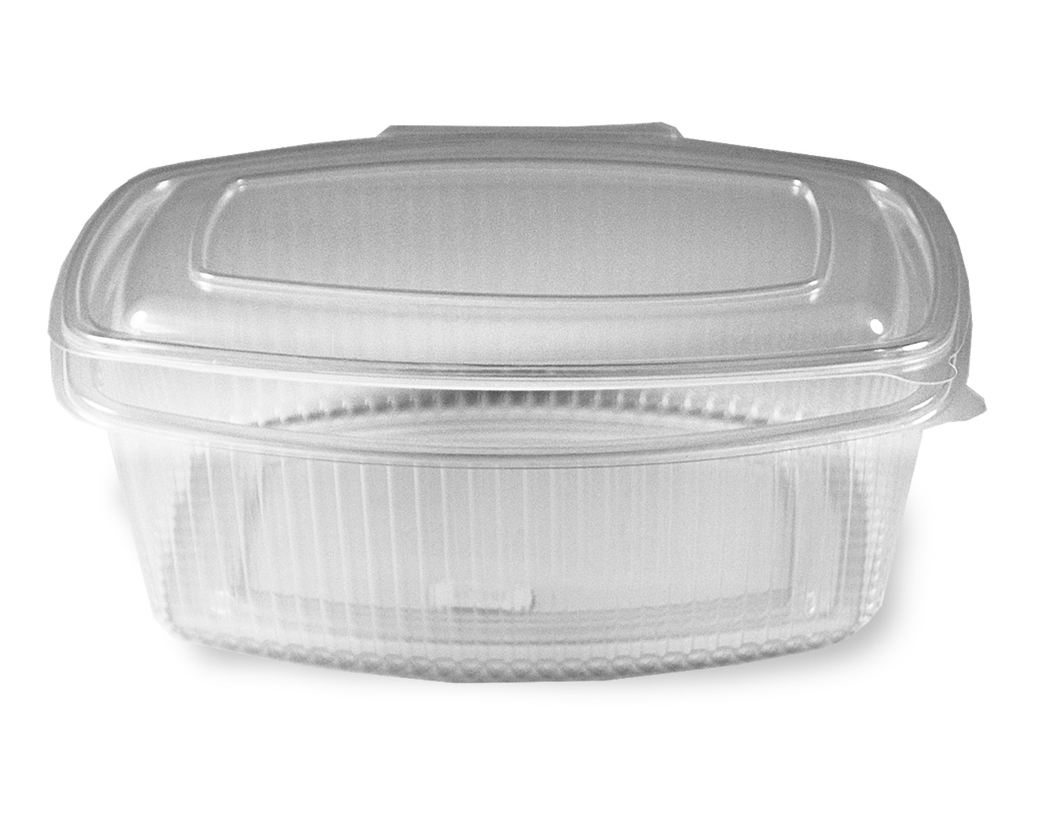 WX-73820 Feinkostbecher klar mit angehängtem Deckel 2000 ml PP, 25 Stk. – Bild 1