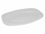 Servierteller, Party-Platte oval weiß 35 x 24,7, Größe M, 10 Stk.