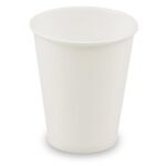 Automatenbecher Heißgetränke to go Pappbecher weiß, 150 ml, O 70 mm , 80 Stk.