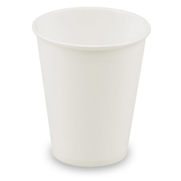 Automatenbecher Heißgetränke to go Pappbecher weiß, 150 ml, O 70 mm , 80 Stk.