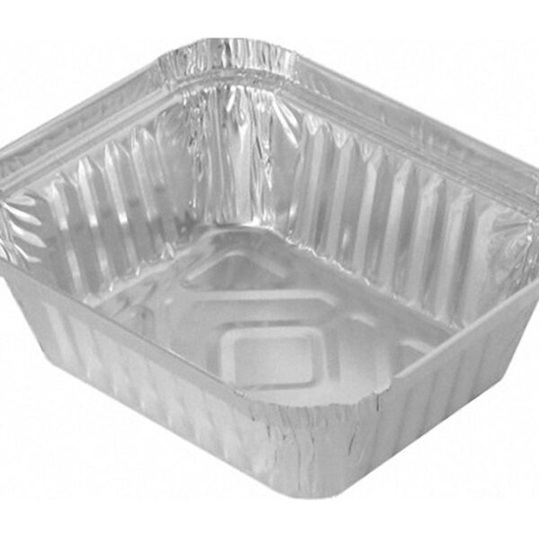 Alu-Servierschale Aluschale Grillschale 470ml, 145x120x41mm, 100 Stk.