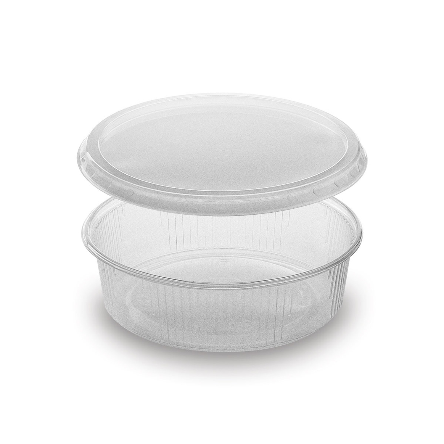 WX-Z0426 Rundbecher klar 125 ml mit Deckel PP mikrowellengeeignet, 250 Stk. – Bild 1