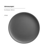 Mäser VADA Dessertteller 20,8 cm, 4er-Set, DUNKELGRAU