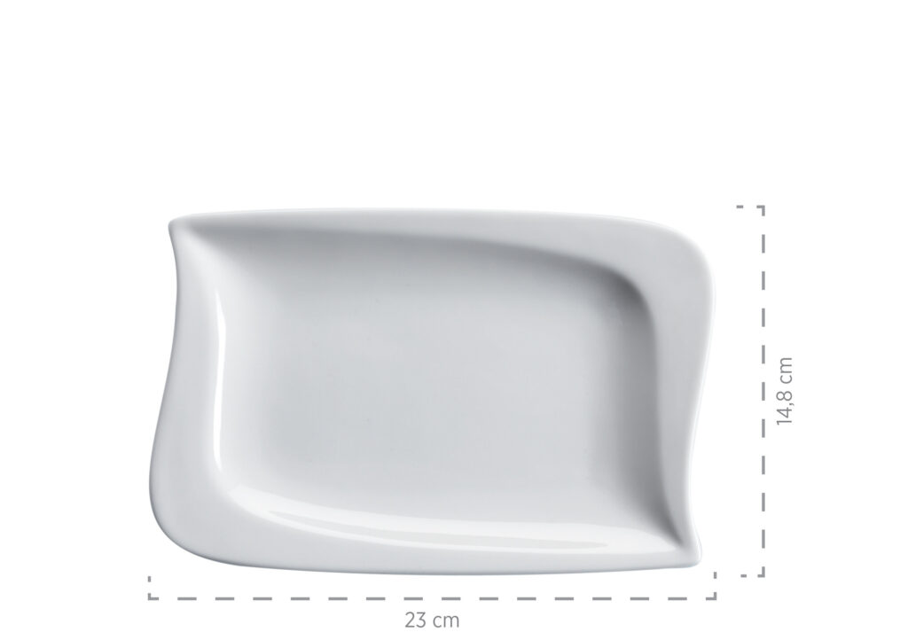 Mäser LA MUSICA 2er Set Platte rechteckig 23cm und 33cm