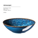Mäser TINKA Schüssel 24 cm, 4er-Set, CLASSIC BLUE