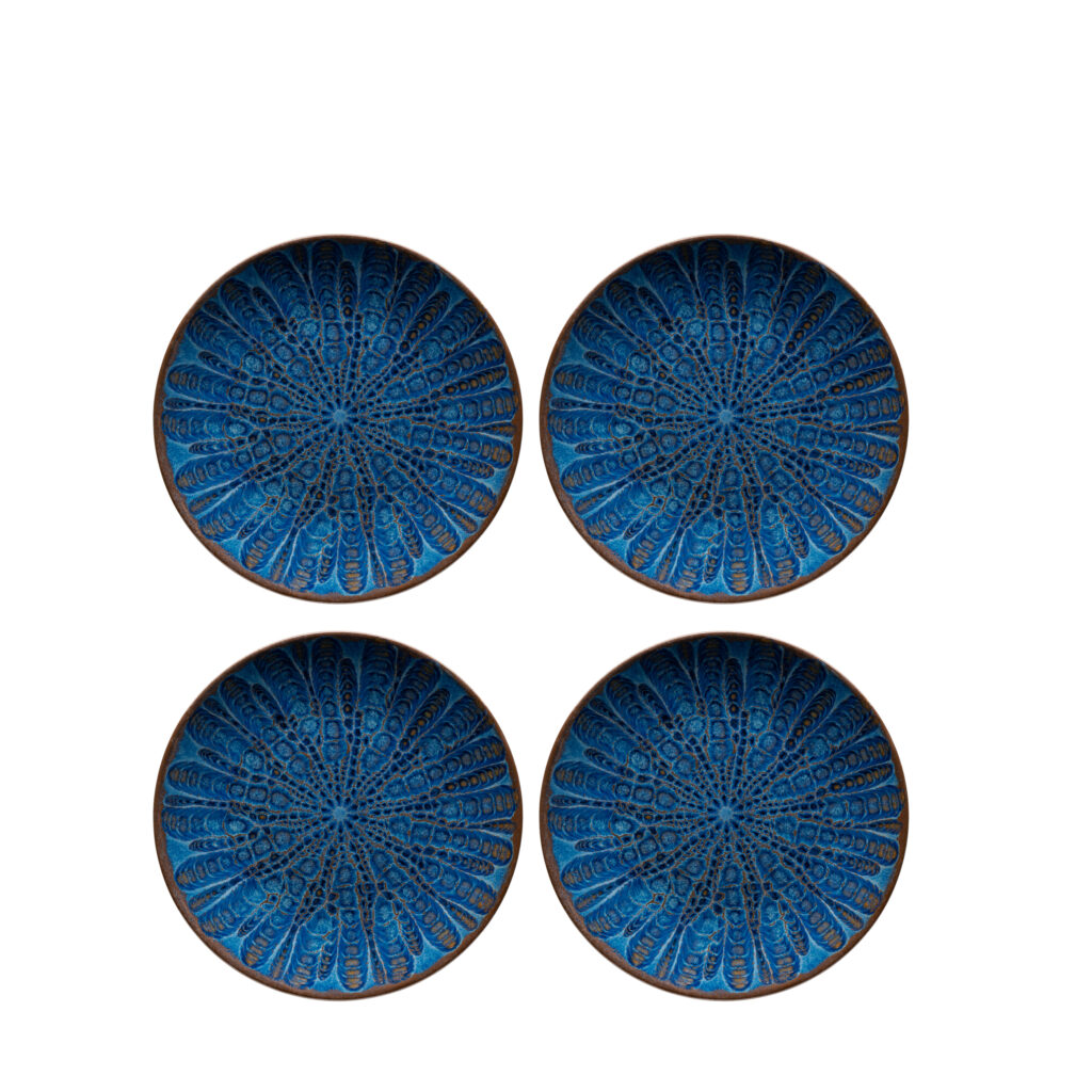 Mäser MIRNA Dessertteller 21 cm, 4er-Set, CLASSIC BLUE