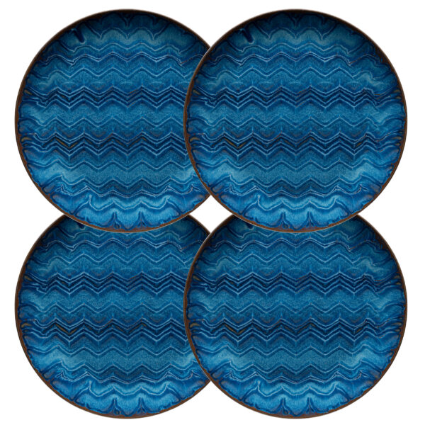 Mäser TINKA Platzteller 33 cm, 4er-Set, CLASSIC BLUE
