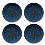 Mäser MIRNA Teller flach 27 cm, 4er-Set, CLASSIC BLUE