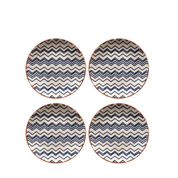 Mäser MALENA Dessertteller 21 cm, 4er-Set, CLASSIC BLUE
