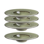 Mäser AMBITIOUS Gourmetteller 25 cm GRÜN, 4er Set