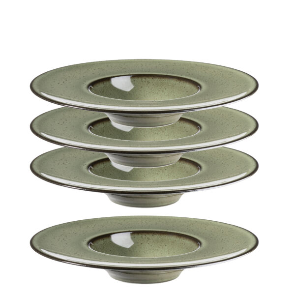 Mäser AMBITIOUS Gourmetteller 25 cm GRÜN, 4er Set