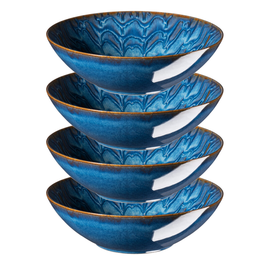 Mäser TINKA Schüssel 24 cm, 4er-Set, CLASSIC BLUE
