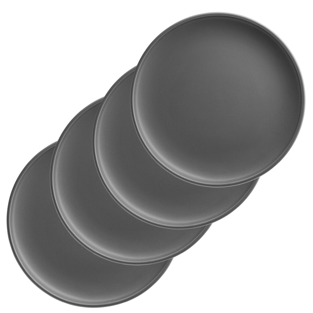 Mäser VADA Dessertteller 20,8 cm, 4er-Set, DUNKELGRAU