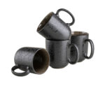 Mäser NIARA Kaffeebecher 465 ml, 4er-Set, SCHWARZ/GRAU