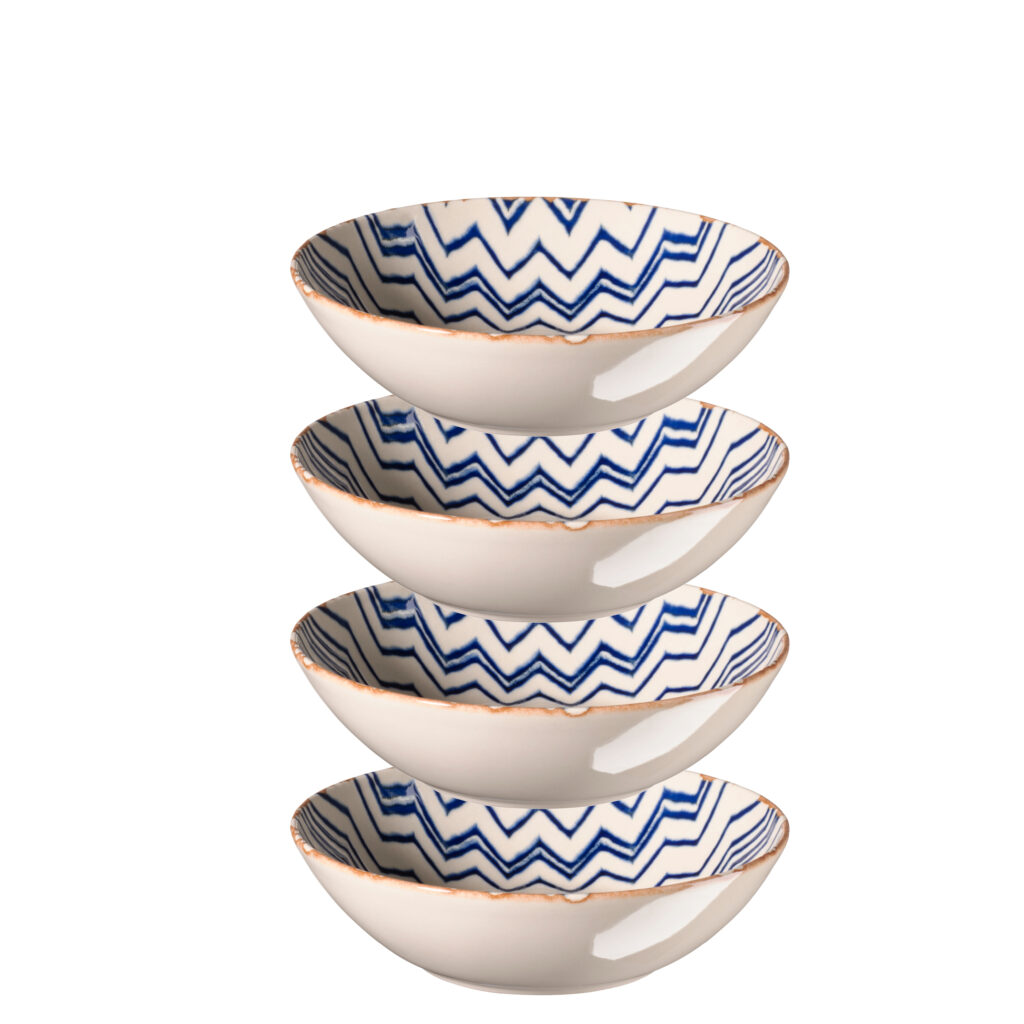 Mäser MALENA Schüssel 17 cm, 4er-Set, CLASSIC BLUE