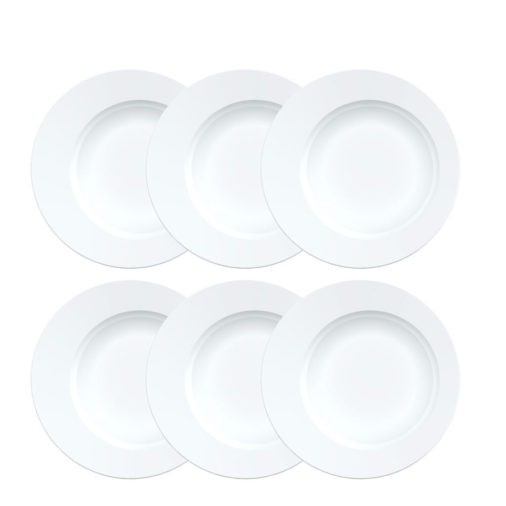 Mäser ECLIPSE Teller tief 28 cm, 6er-Set