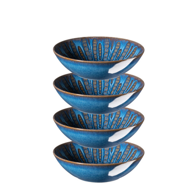 Mäser MIRNA Schüssel 17 cm, 4er-Set, CLASSIC BLUE