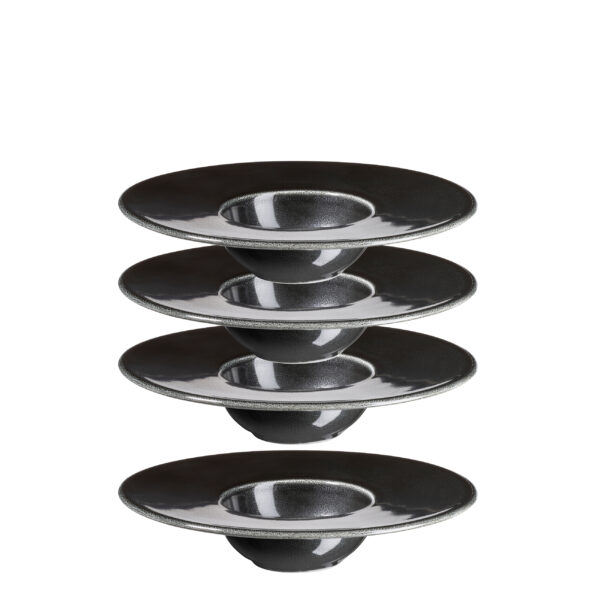 Mäser ANGRY Gourmetteller 19 cm SCHWARZ, 4er Set