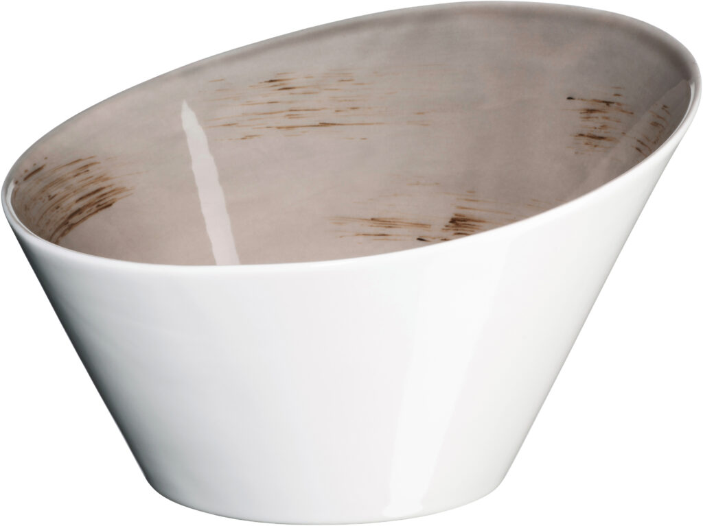 Mäser DERBY Schüssel konisch hoch 22 cm BEIGE, 4er Set