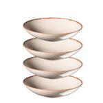 Mäser ELENI Teller tief 22 cm, 4er-Set