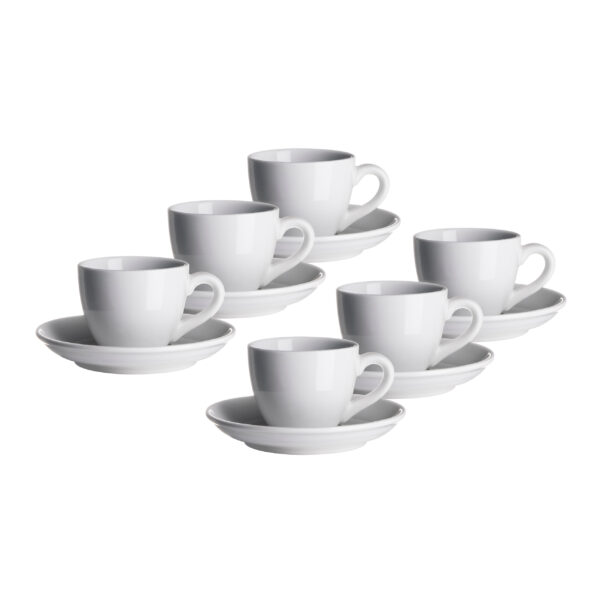 Mäser COLOMBIA Cappuccinoobere 22 cl mit Untere 15 cm 6er