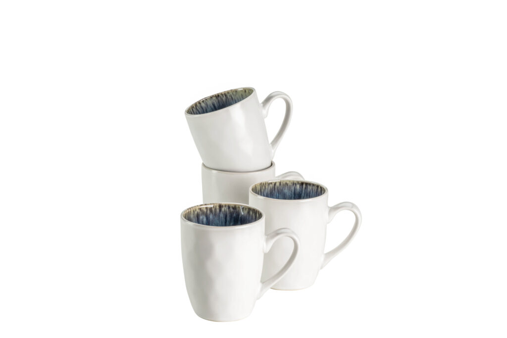 Mäser FROZEN Kaffeebecher 340 ml, 4er-Set, BLAU