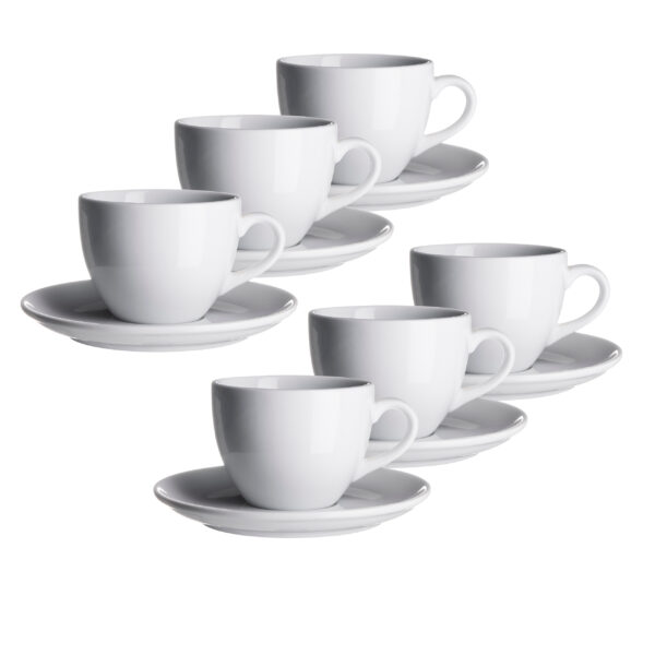 Mäser COLOMBIA Kaffeeobere 18 cl mit Untere 15 cm 6er
