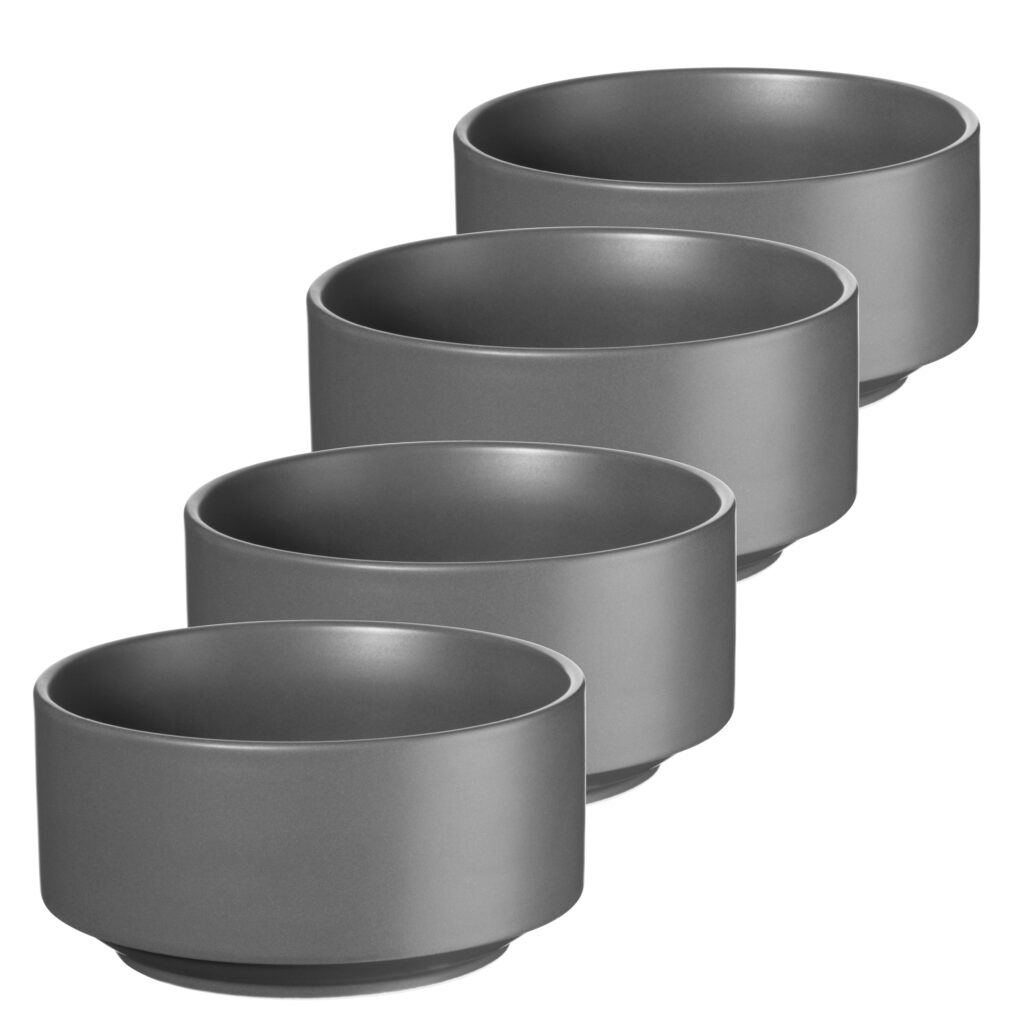 Mäser VADA Schüssel 14 cm, 4er-Set, DUNKELGRAU