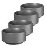 Mäser VADA Schüssel 14 cm, 4er-Set, DUNKELGRAU