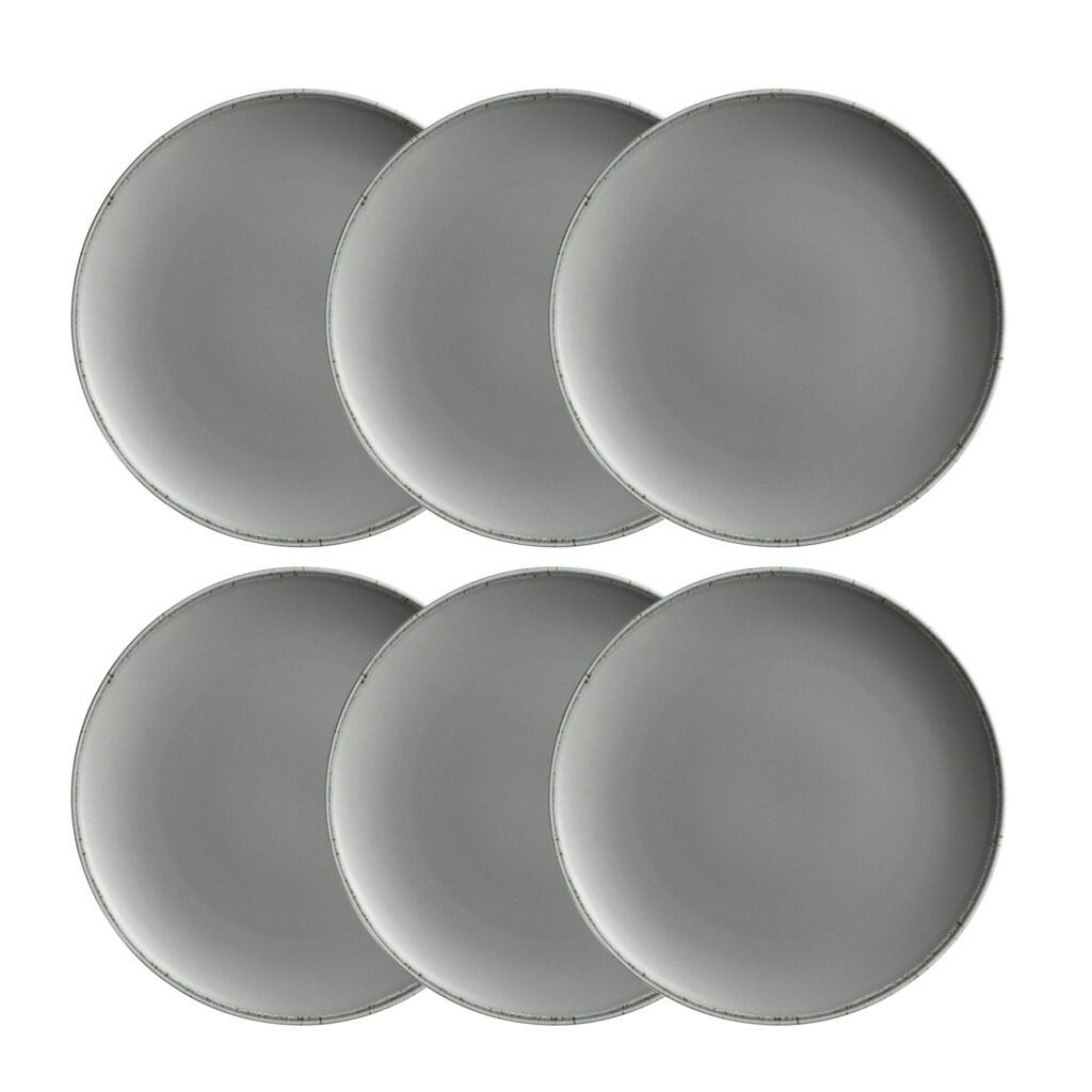 Mäser NEUTRAL Dessertteller 21 cm, 6er Set