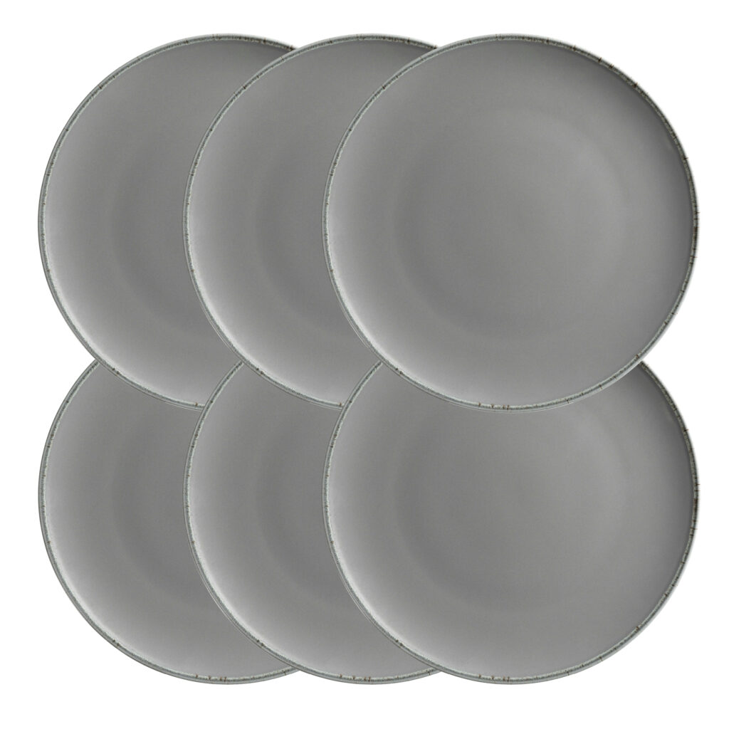 Mäser NEUTRAL Teller flach 28 cm, 6er Set
