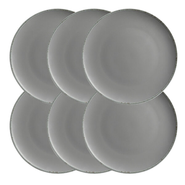 Mäser NEUTRAL Teller flach 28 cm, 6er Set