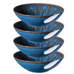 Mäser MIRNA Schüssel 24 cm, 4er-Set, CLASSIC BLUE