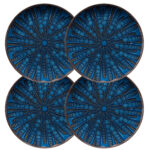 Mäser MIRNA Platzteller 33 cm, 4er-Set, CLASSIC BLUE